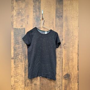 Ivivva by lululemon Black Speckled Kids T-Shirt size 14 EUC